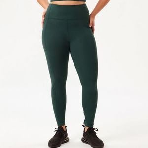 Girlfriend Collective Moss compressive pocket leggings Small